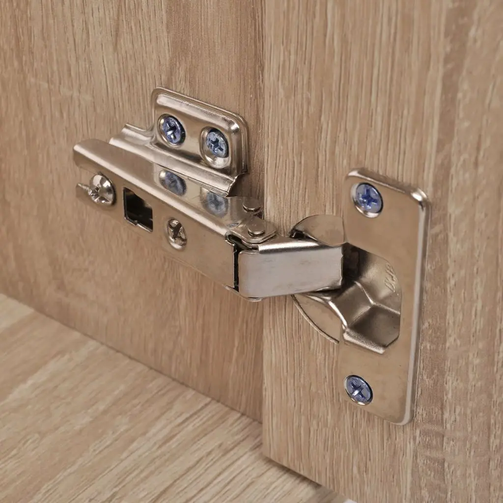 vidaXL Nine Piece Bathroom Furniture and Basin Set Beige