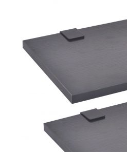 vidaXL Seven Piece Bathroom Furniture and Basin Set Black