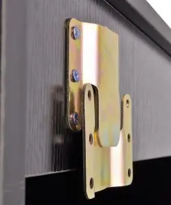 vidaXL Seven Piece Bathroom Furniture and Basin Set Black