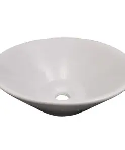 vidaXL Eight Piece Bathroom Furniture and Basin Set Black