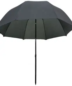 vidaXL Fishing Umbrella Green 300×240 cm