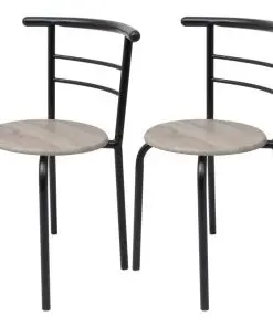 vidaXL Breakfast Bar Set MDF