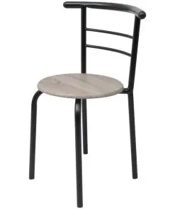 vidaXL Breakfast Bar Set MDF