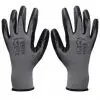 vidaXL Work Gloves Nitrile 24 Pairs Grey and Black Size 10/XL vidaXL Work Gloves Nitrile 24 Pairs Grey and Black Size 10/XL