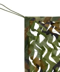 vidaXL Camouflage Net with Storage Bag 1.5×3 m