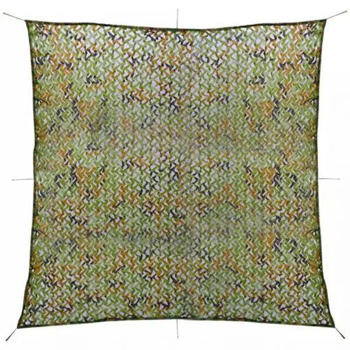 vidaXL Camouflage Net with Storage Bag 3×3 m