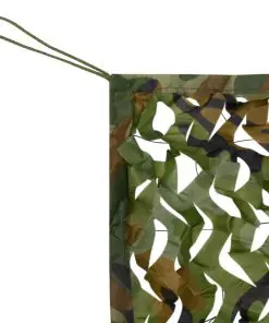 vidaXL Camouflage Net with Storage Bag 3×3 m