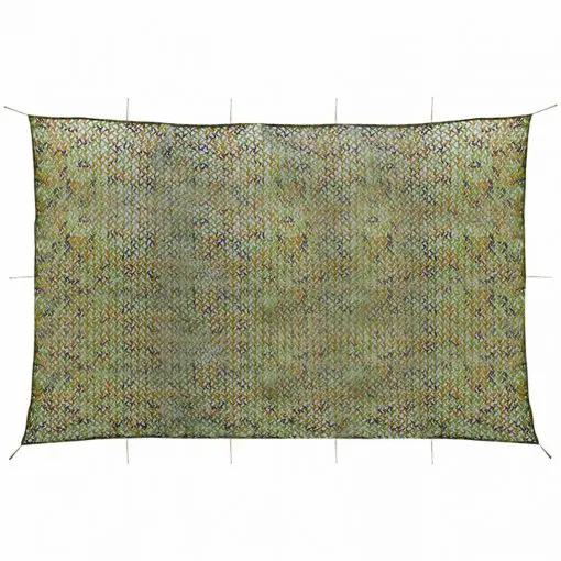 vidaXL Camouflage Net with Storage Bag 4×6 m