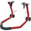 vidaXL Motorcycle Front Stand Red