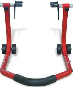 vidaXL Motorcycle Front Stand Red