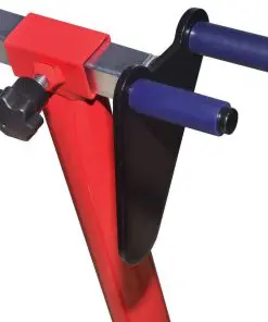 vidaXL Motorcycle Front Stand Red