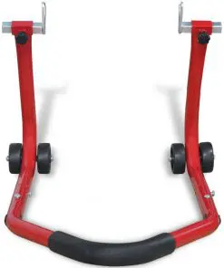 vidaXL Motorcycle Rear Stand Red
