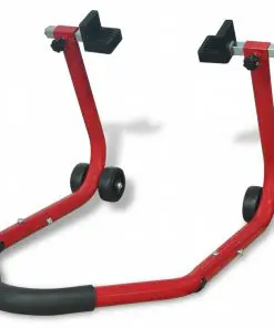 vidaXL Motorcycle Rear Paddock Stand Red
