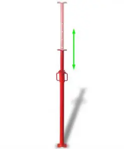 vidaXL Acrow Prop 180 cm Red