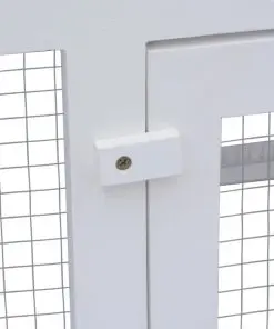 vidaXL Animal Rabbit Cage Double Floor Wood