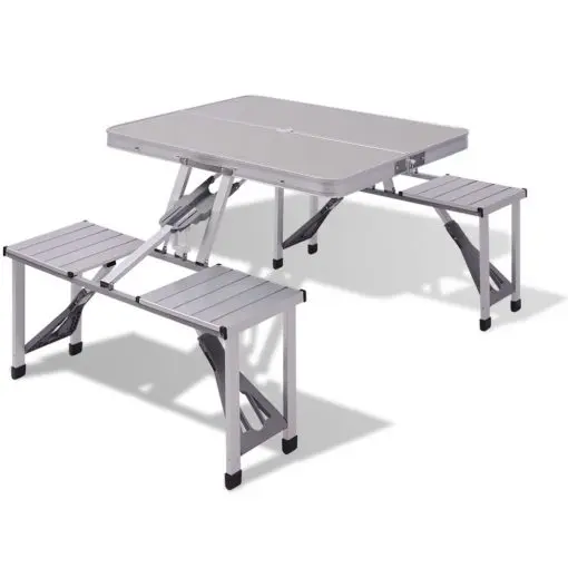 vidaXL Picnic Table Aluminium