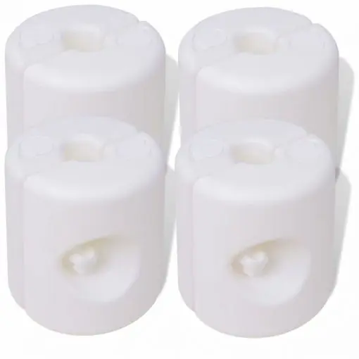 vidaXL Gazebo Weights 4 pcs Plastic