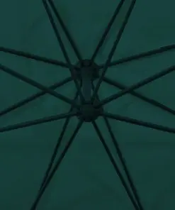 vidaXL Cantilever Umbrella 3.5 m Green