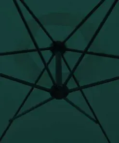 vidaXL Cantilever Umbrella 3 m Green