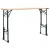 vidaXL Folding Beer Table 169x50x75/105 cm Pinewood
