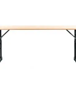 vidaXL Folding Beer Table 169x50x75/105 cm Pinewood