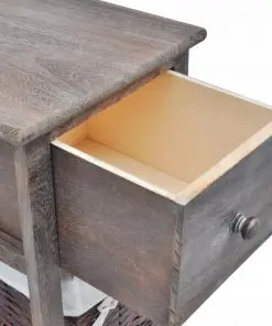 vidaXL Bedside Cabinet Wood Brown