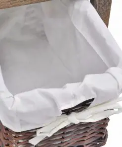 vidaXL Bedside Cabinet Wood Brown