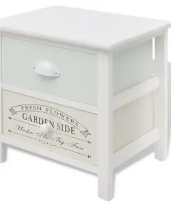 vidaXL French Bedside Cabinet Wood