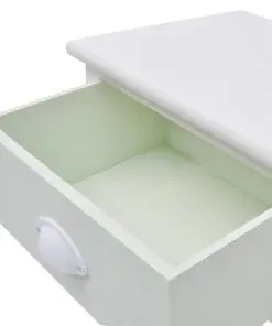 vidaXL French Bedside Cabinets 2 pcs Wood