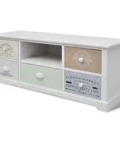 vidaXL French TV Cabinet Wood