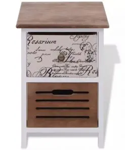 vidaXL Bedside Cabinets 2 pcs Wood