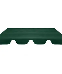 vidaXL Replacement Canopy for Garden Swing Green 226×186 cm
