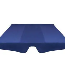 vidaXL Replacement Canopy for Garden Swing Blue 226×186 cm