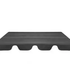 vidaXL Replacement Canopy for Garden Swing Grey 226×186 cm