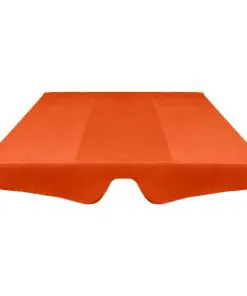vidaXL Replacement Canopy for Garden Swing Orange 226×186 cm