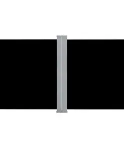 vidaXL Retractable Side Awning Black 160×600 cm