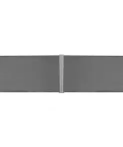 vidaXL Retractable Side Awning 160×600 cm Grey