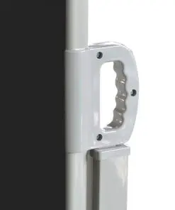 vidaXL Retractable Side Awning 180×600 cm Black