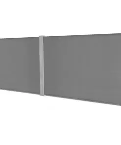 vidaXL Retractable Side Awning 180×600 cm Grey
