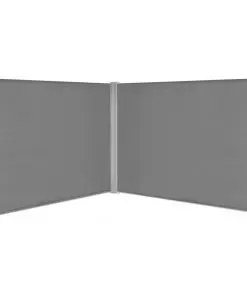 vidaXL Retractable Side Awning 180×600 cm Grey