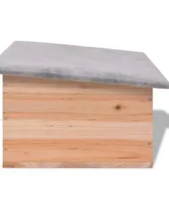 vidaXL Hedgehog House 45x33x22 cm Wood