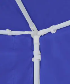 vidaXL Marquee with 6 Side Walls Blue 2×2 m