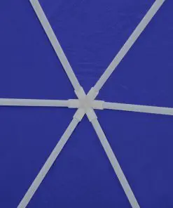 vidaXL Marquee with 6 Side Walls Blue 2×2 m