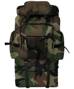 vidaXL Army-Style Backpack XXL 100 L Camouflage