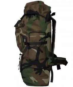 vidaXL Army-Style Backpack XXL 100 L Camouflage