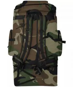 vidaXL Army-Style Backpack XXL 100 L Camouflage