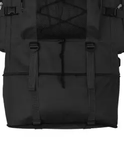 vidaXL Army-Style Backpack XXL 100 L Black