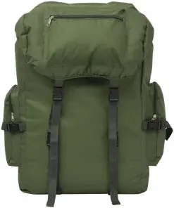 vidaXL Army-Style Backpack 65 L Green