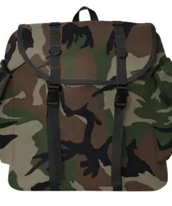 vidaXL Army-Style Backpack 40 L Camouflage