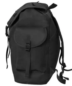 vidaXL Army-Style Backpack 40 L Black